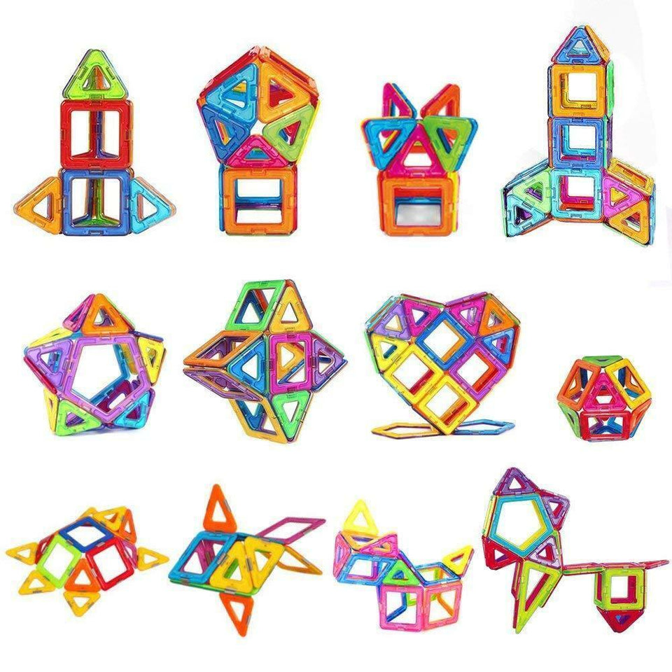 50PCS Magnetic Building Blocks Magnetic Designer Construction Set Model  Building Toy Magnets Magnetic Blocks Educational Toys