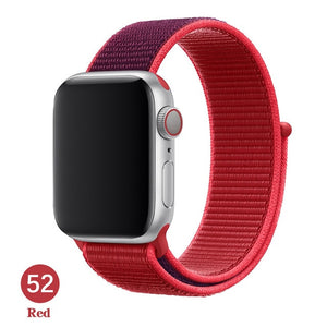 Band For Apple Watch, Breathable Nylon Strap Sport Loop