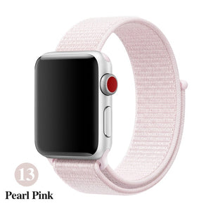 Band For Apple Watch, Breathable Nylon Strap Sport Loop