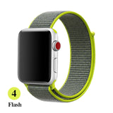 Band For Apple Watch, Breathable Nylon Strap Sport Loop