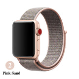 Band For Apple Watch, Breathable Nylon Strap Sport Loop