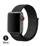 Band For Apple Watch, Breathable Nylon Strap Sport Loop