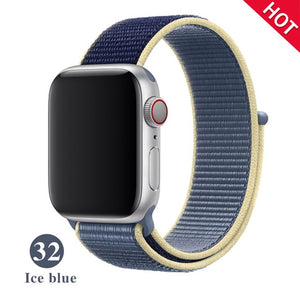 Band For Apple Watch, Breathable Nylon Strap Sport Loop