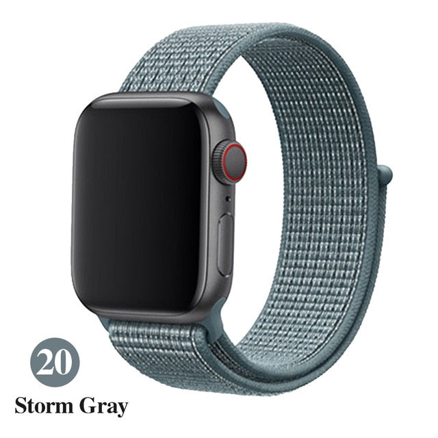 Band For Apple Watch, Breathable Nylon Strap Sport Loop