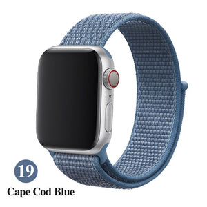 Band For Apple Watch, Breathable Nylon Strap Sport Loop