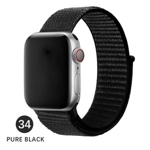 Band For Apple Watch, Breathable Nylon Strap Sport Loop