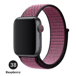 Band For Apple Watch, Breathable Nylon Strap Sport Loop