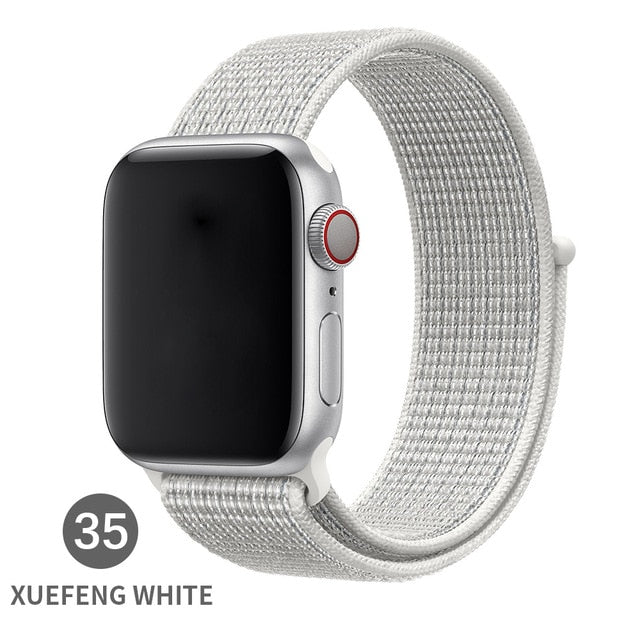 Band For Apple Watch, Breathable Nylon Strap Sport Loop