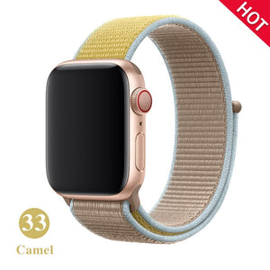 Band For Apple Watch, Breathable Nylon Strap Sport Loop