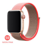 Band For Apple Watch, Breathable Nylon Strap Sport Loop