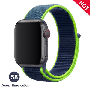 Band For Apple Watch, Breathable Nylon Strap Sport Loop