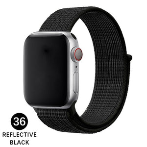 Band For Apple Watch, Breathable Nylon Strap Sport Loop