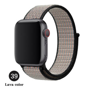 Band For Apple Watch, Breathable Nylon Strap Sport Loop