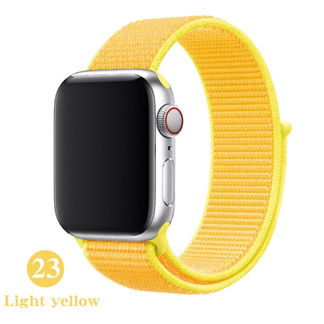 Band For Apple Watch, Breathable Nylon Strap Sport Loop