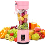 2024 Portable Size USB Electric Fruit Juicer Handheld Smoothie Maker Blender Stirring Rechargeable Mini Portable Juice Cup Water