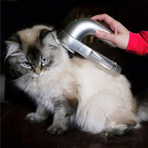 Pet Grooming Brush Electric Hair Vacuum Cleaner