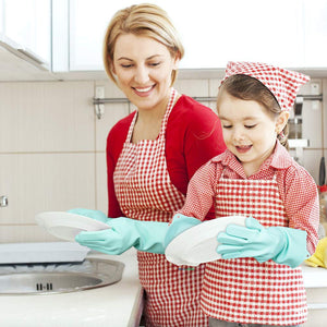 Dishwashing Scrubber Gloves