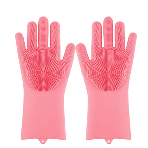 Dishwashing Scrubber Gloves