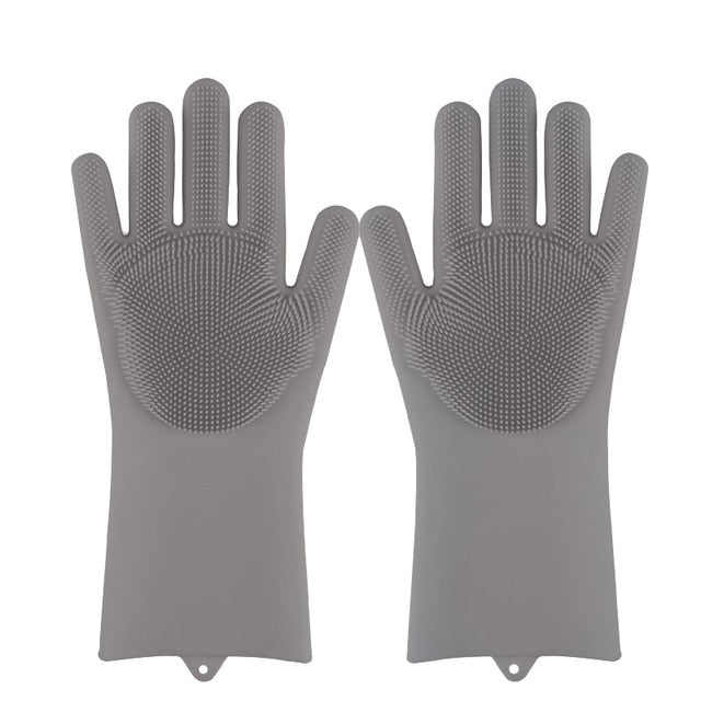 Dishwashing Scrubber Gloves