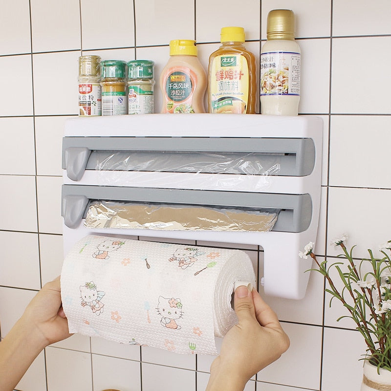 Wall-Mount kitchen roll Paper Towel holder